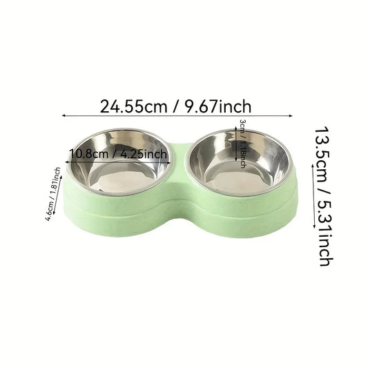 Podwójna miska dla zwierząt