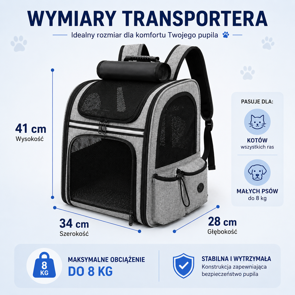 Plecak transporter