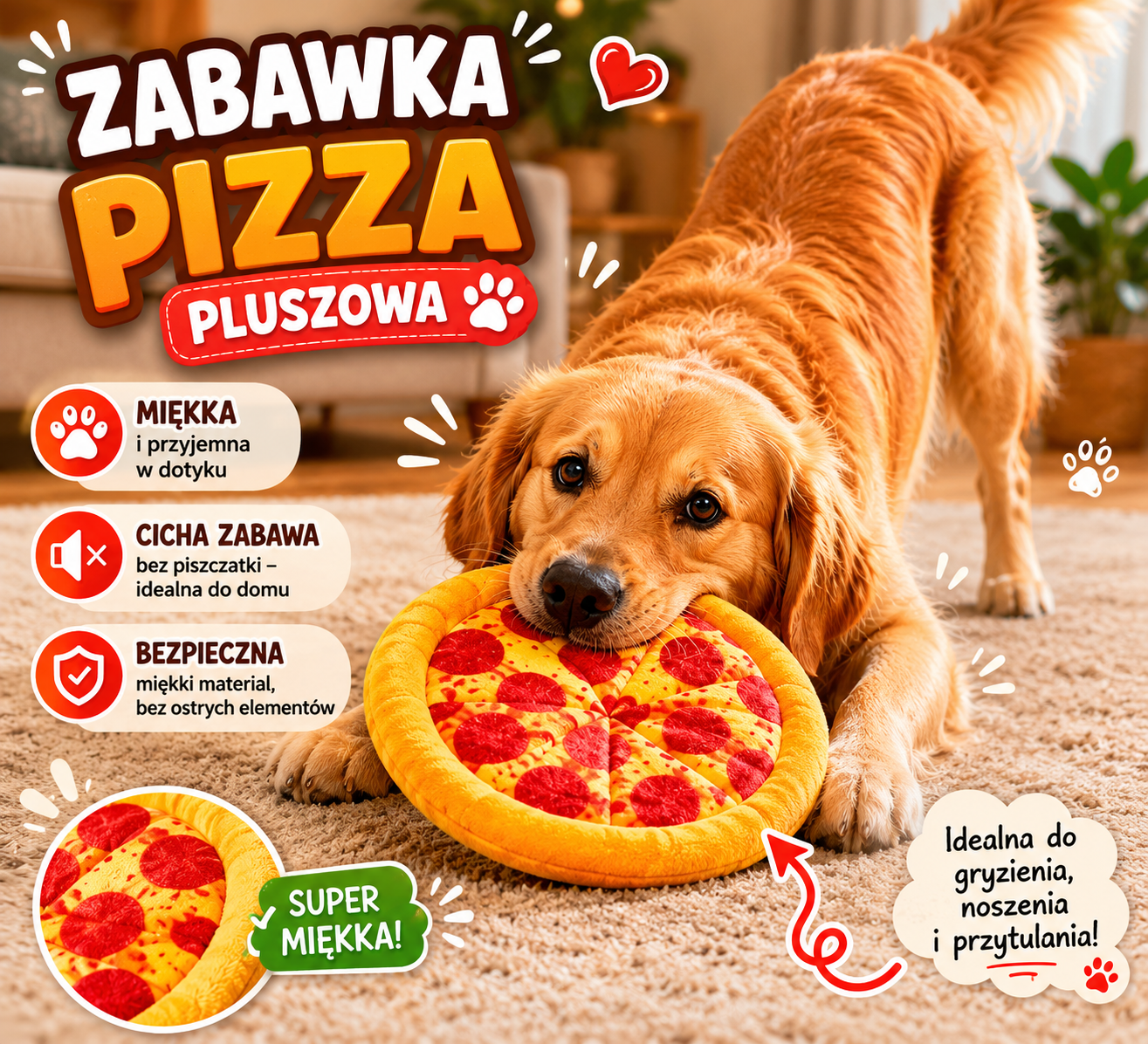 Pluszowa PIZZA