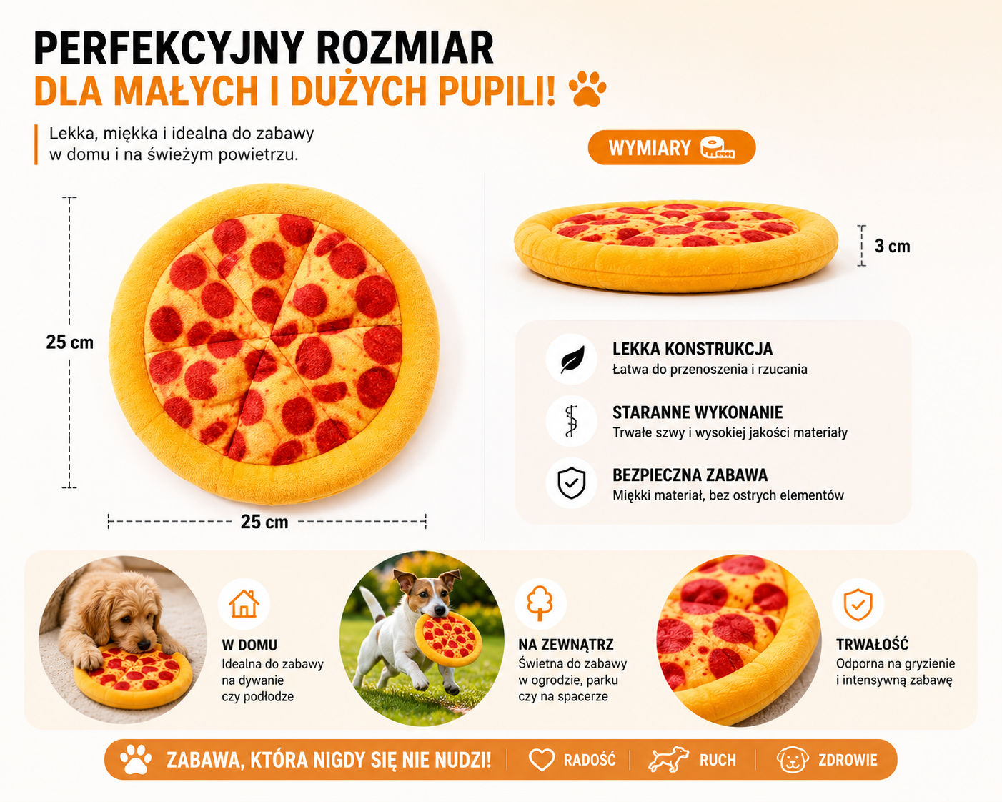 Pluszowa PIZZA