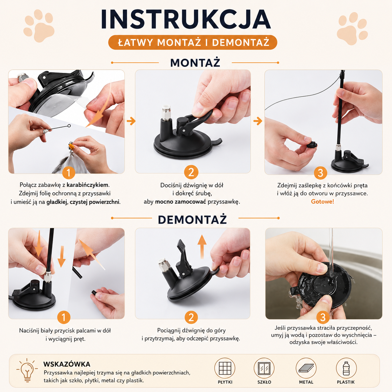 Interaktywna zabawka dla kota z piórkami