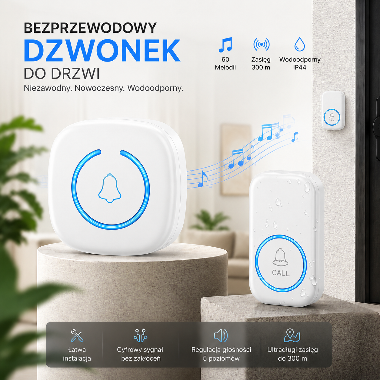 Bezprzewodowy dzwonek do drzwi