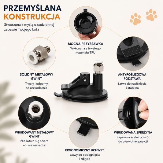 Interaktywna zabawka dla kota z piórkami