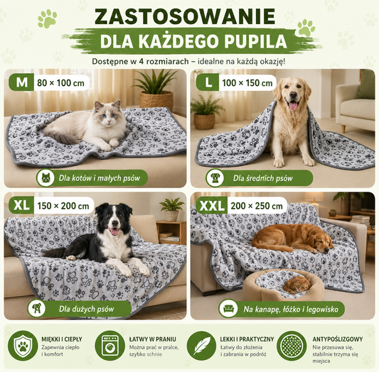Kocyk dla zwierząt