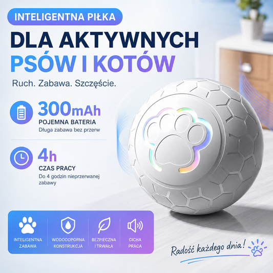 Interaktywna automatyczna piłka