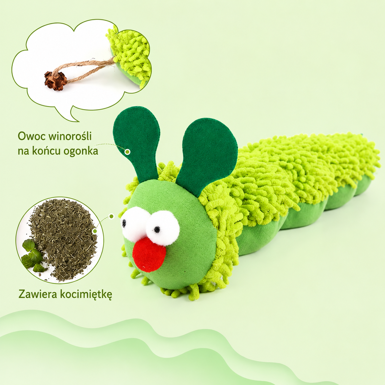 Pluszowa zabawka z kocimiętką