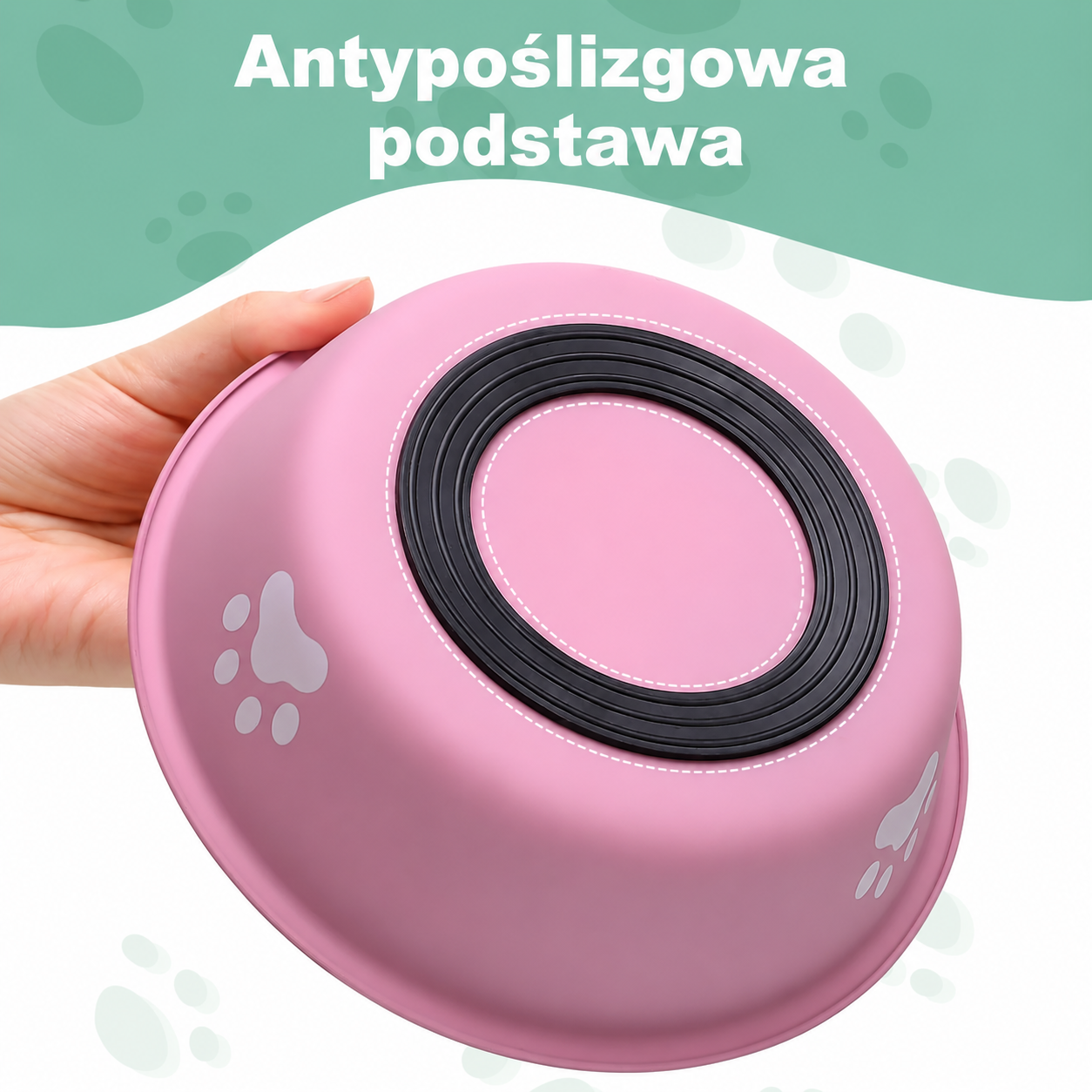Miski dla psów z łapką